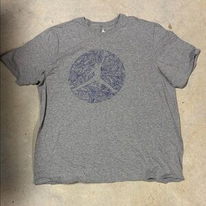 Men's Gray Graphic Short-Sleeve T-Shirt